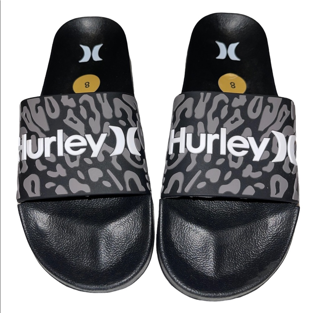NEW Cheetah Print Hurley Slides